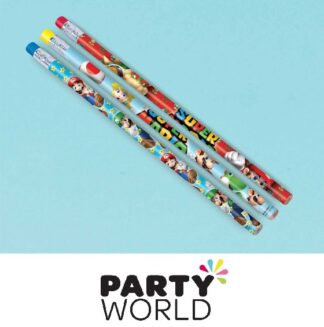 Super Mario Bros Party Pencils (12pk)