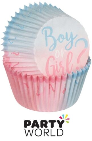 The Big Reveal Boy Or Girl Paper Baking Cups (75pk)