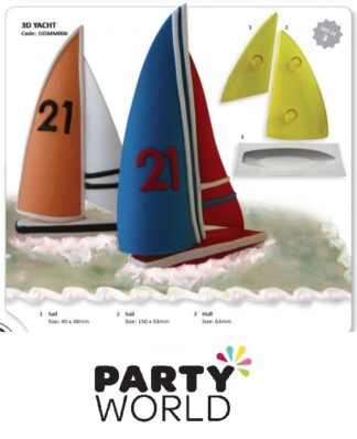 Yacht 3D Cutter Cake Decorating Kit