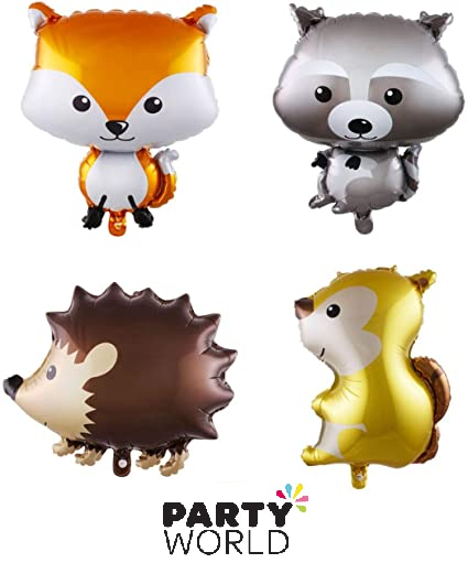 Woodland Animals Shaped Foil Balloons | Party World