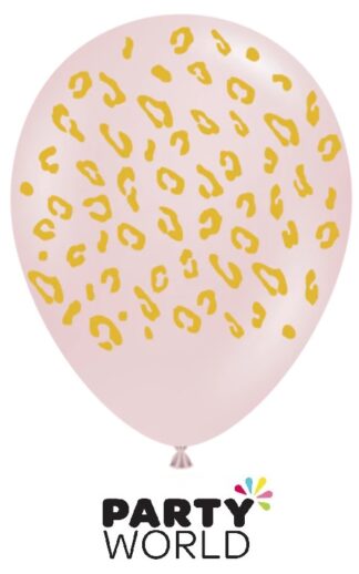 Catty Cameo Print Latex Balloons (6pk)