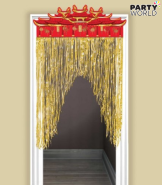chinese new year door curtain