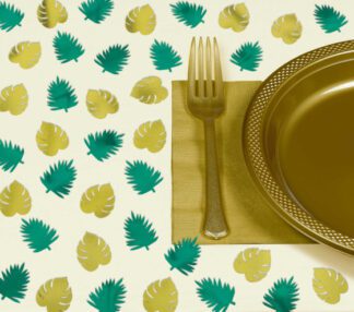 Foil Green And Gold Table Scatters (48pcs)