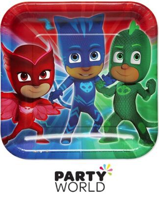 PJ Masks Party Square Paper Plates 9in (8)