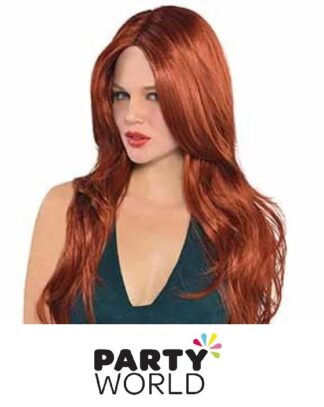 Red Hot Honey Ladies Party Wig