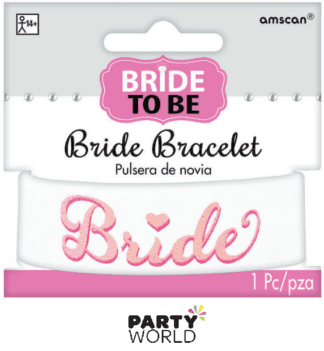 bride rubber bracelet