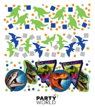 dinosaur jurassic word party confetti scatters