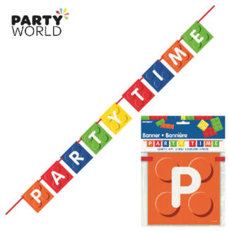 party time lego banner