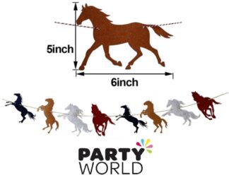 Horse and Pony Party Cutouts Banner