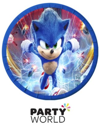 Sonic The Hedgehog Party Paper Plates 7inch (10pk)