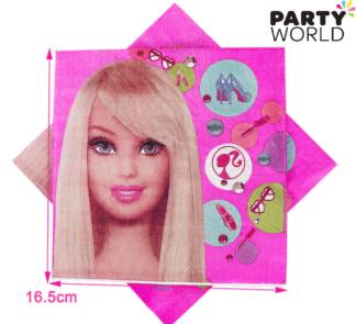 barbie party napkins
