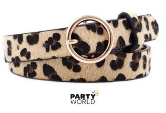 leopard print belt