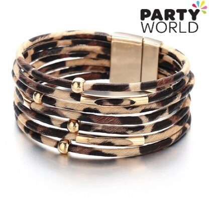 leopard print bracelets