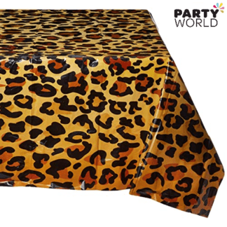leopard print tablecover
