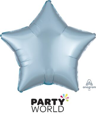 Star Shaped Pastel Blue Party Foil Balloon