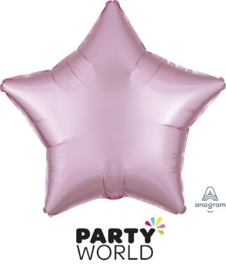 Star Shaped Pastel Pink Party Foil Balloon