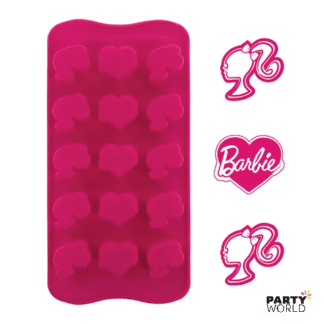 barbie party chocolate silicone mould