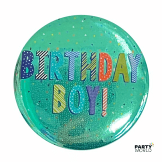 birthday boy badge