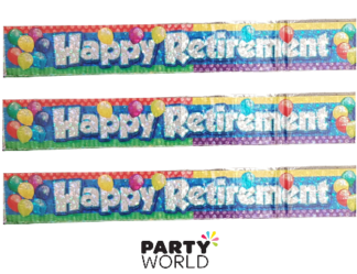 happy retirement banner