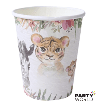 jungle party paper cups
