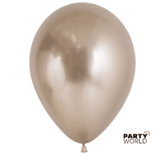 reflex champagne latex balloons