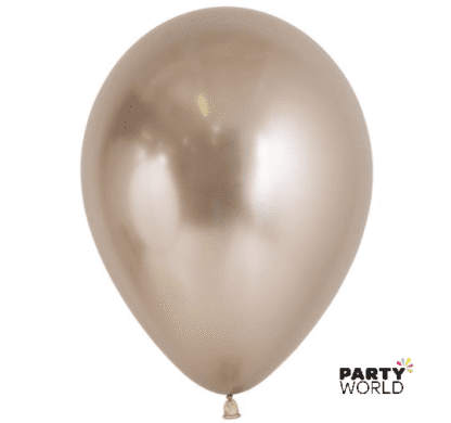 reflex champagne latex balloons