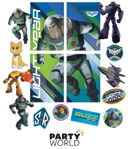 toy story buzz lightyear wall decorating kit party supplies nz