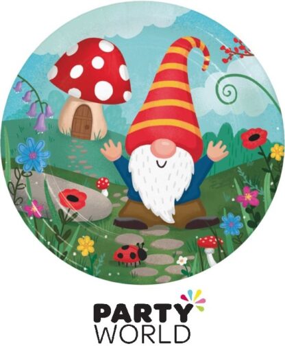 Fairy Party Gnomes 7inch Paper Plates (8)
