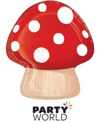 Fairy Party Gnomes 9inch Shaped Paper Plates (8)