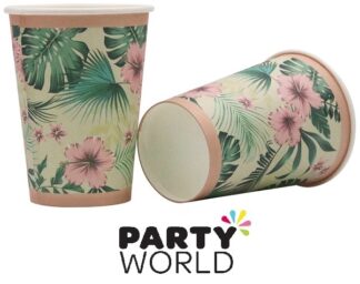 Tropical Vintage Party 9oz Paper Cups (12)