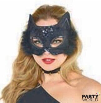 cat masquerade mask