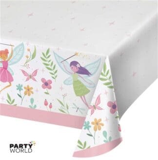 fairy party table cover
