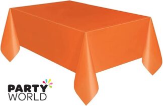 orange table cover