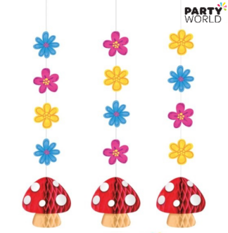 toadstool hanging decorations