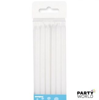 white long candles