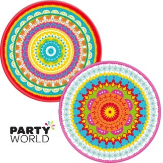 Diwali Party Paper Round 7inch Plates (8)
