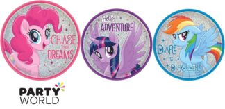 My Little Pony Friendship Adventures 17cm Round Assorted Plates (8)