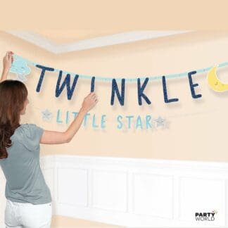 twinkle little star party banner