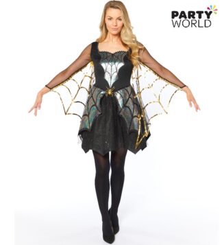 womens halloween costume spider web dress