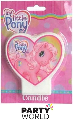 My Little Pony Heart Candle