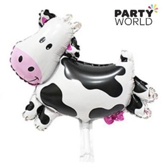 cow shaped mini foil balloon