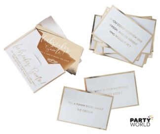 ginger ray wedding party game icebreaker cards