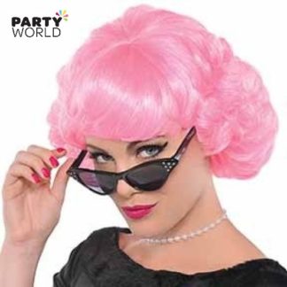 pink lady wig short hair