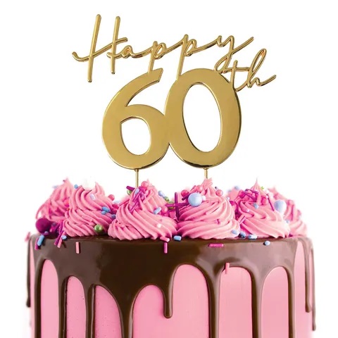 60th Birthday Cake For Mom; 60 Years Mother Birthday Cake-mncb.edu.vn
