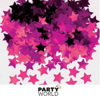 Pink Mini Star Foil Party Scatters