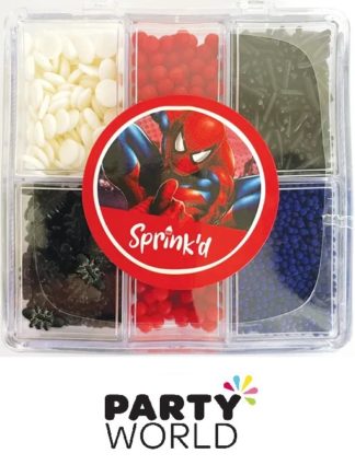 Spiderman Party Bento Edible Cake Sprinkles