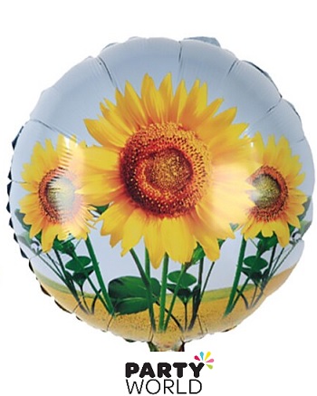 Sunflower Field Foil Balloon