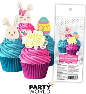 Easter Edible Wafer Cupcake Toppers (16)