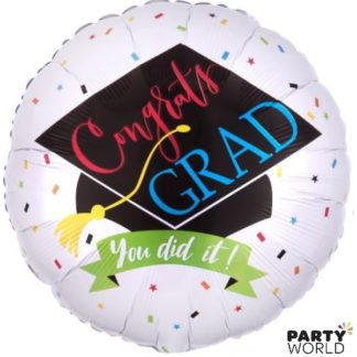 congrats grad foil balloon