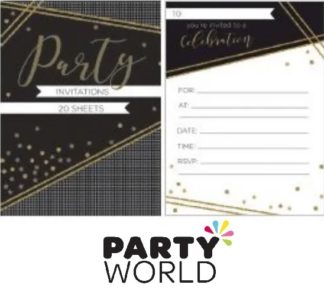 Celebration Party Invitations Pad (20 sheets)